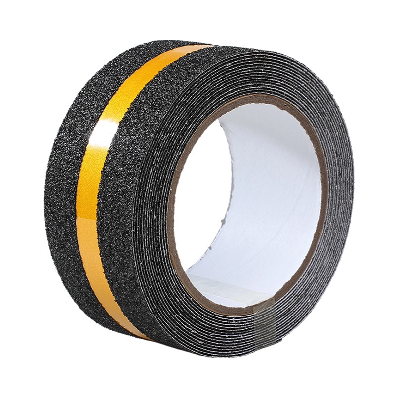 How does the retro-reflective principle of reflective strips achieve the reflection of light along its original path?